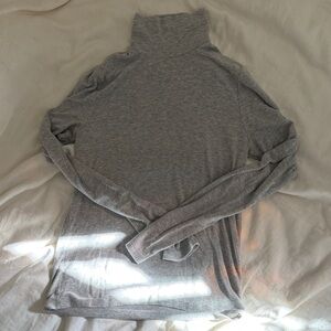 Wilfred - Aritzia Classic Grey Turtleneck Long Sleeve